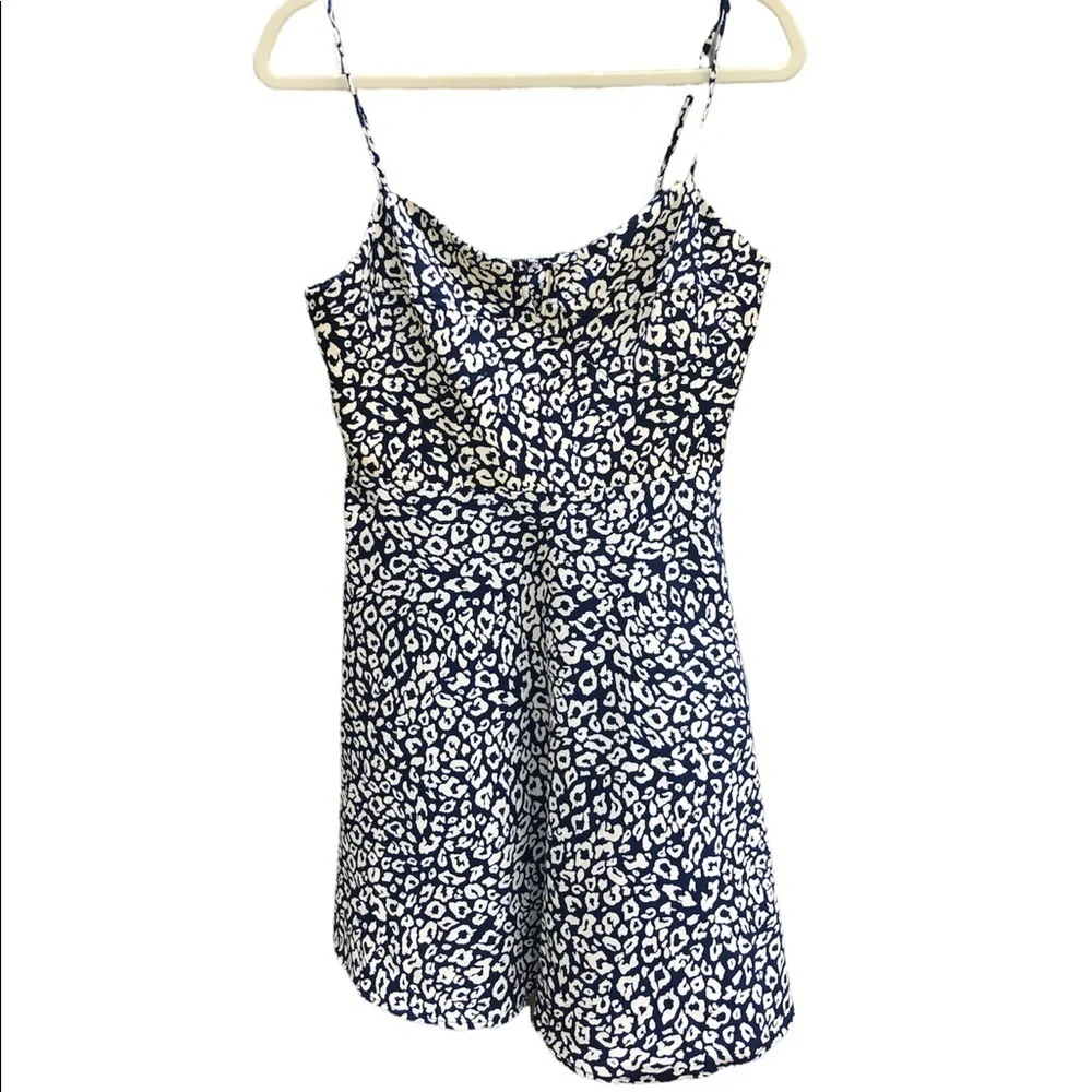 J.O.A LEOPARD PRINT COCKTAIL DRESS